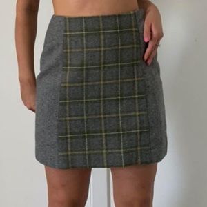 Banana Republic plaid tweed skirt Size 4